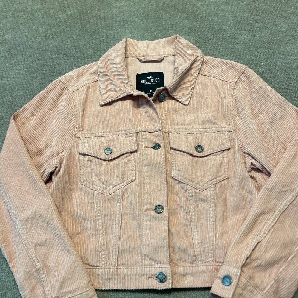 Hollister Women's Blush Corduroy Jacket 1873
